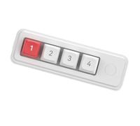 ZEPFJHE Petit clavier de jeu mécanique à 4 touches programmable, échange à chaud, double port USB C avec éclairage couleur