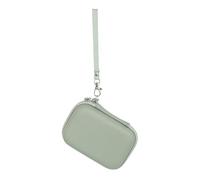 ZEPFJHE Petit étui en polyuréthane pour appareil photo, sac de rangement portable pour appareil photo, étui multifonction, Vert, Ensemble de bagages