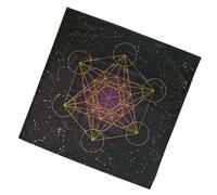 ZEPFJHE Petit sac cadeau pour bijoux, dés, cartes, nappe, pochettes avec cordon de serrage, runes, jeu de tarot, oracles, sac de rangement pour cartes de tarot, Nappe, Taille unique