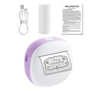 ZEPFJHE Petite imprimante d'autocollants sans encre pour photos et étiqueteuses - Designs de petite taille pour étiquettes et notes