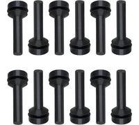 ZEPFJHE Pieds en Caoutchouc de qualité, Accessoires de Remplacement Contre la Rouille, Pare-Chocs de Grille, poêle adapté tampons WB02X24790, 12 pièces