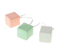 ZEPFJHE Pierre de meulage des dents pour animaux de compagnie, bloc cube pour chinchillas pierre minérale calcium jouet à mâcher pour cage de petits animaux, clapier, mangeoire confortable, mangeoire
