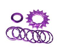 ZEPFJHE Pignon de vélo à pignon Fixe Robuste 16T, 250g, en Aluminium, pour Une expérience de Cyclisme Stable, équitation sur Sentier, équipement à Vitesse Unique