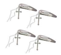 ZEPFJHE Pince à cheveux en forme de cœur et papillons - Fait à la main - Accessoire pour cheveux - Élégante barrette pour femme