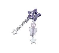 ZEPFJHE Pince à cheveux en forme d'étoile à cinq branches en filigrane en métal simple tendance pour enfants filles coiffe