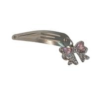 ZEPFJHE Pince à cheveux en métal en forme de cœur - Épingle à cheveux féminine - Clip latéral