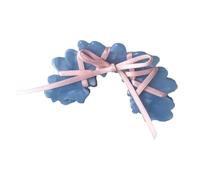 ZEPFJHE Pince à cheveux polyvalente en acrylique avec nœud papillon en acétate, accessoire de cheveux élégant pour femme