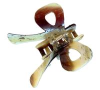 ZEPFJHE Pince à cheveux pour femmes et filles - Barrettes en forme de nœud en acétate - Pince à ressort colorée