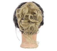 ZEPFJHE Pince à cheveux synthétique pour queue de cheval - Extension de cheveux - Pince à chignon - Faux chignon - Chouchous