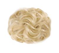 ZEPFJHE Pince à cheveux synthétique pour queue de cheval - Extension de cheveux - Pince à chignon - Faux chignon - Chouchous