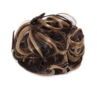 ZEPFJHE Pince à cheveux synthétique pour queue de cheval - Extension de cheveux - Pince à chignon - Faux chignon - Chouchous