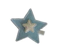 ZEPFJHE Pinces à cheveux en tissu en forme d'étoile pour femme - Pinces à cheveux pliées - Barrettes à cheveux pour fête