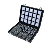 ZEPFJHE Plateaux blancs à compartiments pour une catégorisation efficace des bijoux en acrylique