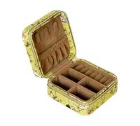 ZEPFJHE Pochettes à bijoux multifonctionnelles, boîte de rangement pratique pour colliers avec séparateurs intérieurs pour garder les accessoires démêlés pour les bagues, les bijoux, les voyages