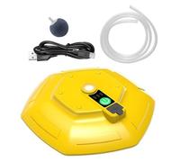 ZEPFJHE Pompes à air silencieuses pour aquarium, 1,48 W, pompes à oxygène flottantes à faible bruit, autonomie de 14 h pour appâts de cabane, aérateur et gonfleur d'aquarium