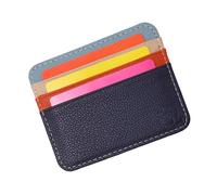 ZEPFJHE Porte-cartes amincissant pour tous les jours - Portefeuille en cuir synthétique - Peut contenir plusieurs cartes pour les voyages d'affaires et les trajets quotidiens - Organisateur de cartes