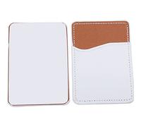 ZEPFJHE Porte-cartes en similicuir pour téléphone portable avec autocollant adhésif pour cartes de crédit, R