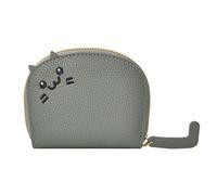 ZEPFJHE Porte-cartes pratique en cuir synthétique avec motif dessin animé pour pièces de monnaie et rangement spacieux pour cartes et petits objets Noir élégant, Vert, Beauté de masse