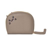 ZEPFJHE Porte-cartes pratique en cuir synthétique avec motif dessin animé pour pièces de monnaie et rangement spacieux pour cartes et petits objets Noir élégant, kaki, Beauté de masse