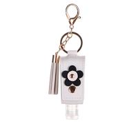 ZEPFJHE Porte-clés de Bouteille de Voyage Vide Multifonction, de désinfectant pour Les Mains à Presser Portable pour Porte-clés de désinfectant pour Les Mains à Presser Vide