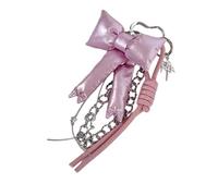ZEPFJHE Porte-clés étoile avec pendentif en forme d'étoile en alliage et texture PU pour les jeunes créateurs de tendance et amateurs d'art, F, taille unique