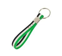 ZEPFJHE Porte-clés pratique en silicone souple avec drapeaux syriens - Accessoire de mode pour une utilisation longue durée et un nettoyage facile - Styles simples