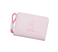 ZEPFJHE Porte-monnaie de grande capacité en cuir PU - Petit portefeuille tendance - Porte-cartes - Joli chat - Grande capacité - Cuir synthétique - Petits chats courts, C, Beauté de masse