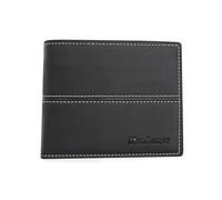 ZEPFJHE Porte-monnaie pliable pour homme - Portefeuille court élégant et polyvalent pour un transport quotidien, Noir
