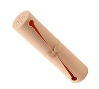 ZEPFJHE Porte-pinceaux de maquillage en silicone portable pour femme