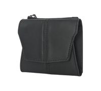 ZEPFJHE Portefeuille d'affaires élégant en cuir PU avec blocage de protection pour pièces de monnaie, poche de monnaie de voyage et emplacements pour cartes, Noir