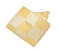 ZEPFJHE Portefeuille de poche tissé pour cartes de crédit pour fille et femme - Porte-monnaie en cuir - Porte-monnaie multi-fentes - Portefeuille court portable, jaune