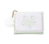 ZEPFJHE Portefeuille pour femme avec porte-cartes et porte-monnaie - Joli porte-monnaie - Lapins de dessin animé - Portefeuille court en cuir synthétique pour voyage - Style coréen avec porte-cartes