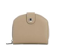 ZEPFJHE Portefeuille pour femme avec porte-cartes - Petit porte-monnaie élégant - Couleur unie - Court cuir synthétique - Pour voyage - Petit porte-cartes - Couleur unie - Court, kaki, Beauté de masse