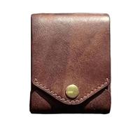 ZEPFJHE Portefeuille vintage en cuir PU multifonction pour homme avec fente pour stylo - Petit sac à main compact et élégant, R