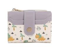 ZEPFJHE Portefeuilles compacts pour femme Pochettes tendance en cuir PU Porte-cartes de crédit Sac d'argent Sac à main de voyage, violet