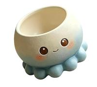 ZEPFJHE Pot de fleurs ludiques en résine style dessin animé, parfait pour les plantes grasses et les petites plantes dans le salon, ajoute du plaisir à n'importe quel espace en résine
