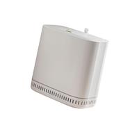 ZEPFJHE Poubelle ABS anti-odeurs avec base d'aspiration sécurisée et couvercle étanche pour la maison, la salle de bain, la cuisine, la maison