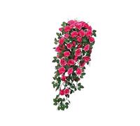 ZEPFJHE Présentoir De Roses Artificielles sans Entretien pour Porche Jardin Guirlandes Fausses Fleurs Réalistes Guirlandes Mariage Durables