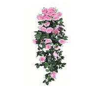 ZEPFJHE Présentoir De Roses Artificielles sans Entretien pour Porche Jardin Guirlandes Fausses Fleurs Réalistes Guirlandes Mariage Durables