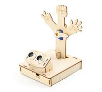 ZEPFJHE Projet de Construction Pratique avec Mouvement de Jeu gestuel, Assemblage électronique en Bois et Mouvement de la Main motorisé pour Adolescents et Adultes, modèle de Mouvement de la Main