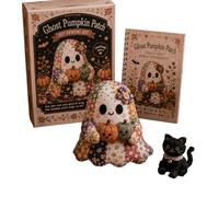 ZEPFJHE Projet de Couture d ' Artisanat Familial Décor de Tissu Patchwork d ' Halloween pour Exposition de Table et Automne Faite à la Main Projet de Couture d ' Halloween Décor de Tissu Patchwork