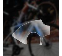 ZEPFJHE Protecteurs De Inférieur Vélo Amovibles Autocollants Cadre Route Autocollant Protection Coque Inférieur Film Protection Facile À