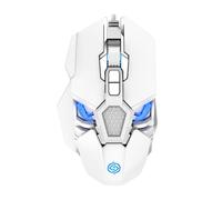 ZEPFJHE Q18 Souris de jeu ergonomique 9 touches LED 6400 DPI optique programmation macro USB souris de jeu