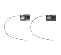 ZEPFJHE Récepteur en métal fantaisie 2,4 G FHSS 6 canaux RX Radio Control Parts Gyro Fonction pour RC4GS