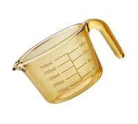 ZEPFJHE Récipient doseur en verre borosilicate transparent avec échelle visible pour mélanger le chauffage et stocker des liquides. Tasse à mélanger