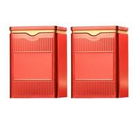 ZEPFJHE Récipient en métal pour organiser des collations sèches de café, boîte à thé scellée, de café domestique polyvalent, innovation préservant le thé