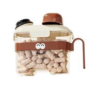 ZEPFJHE Récipients fantaisie en forme de pichet pour animaux de compagnie, grande capacité, couvercle hermétique, anti-déversement, poids léger, pour un usage quotidien, les voyages, les chiens, les