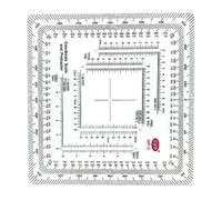 ZEPFJHE Règle de coordonnées avec échelle de Carte topographique pour la