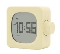 ZEPFJHE Réveil cubique créatif avec fonction snoozes pour étudiants lampe de nuit affichage LED rechargeable alarme numérique LED