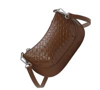ZEPFJHE Sac à bandoulière couleur bonbon pour femme, petit messager élégant, bandoulière en cuir PU, tendance, quotidien, pour femmes, couleur bonbon, messager en cuir PU, taille S, marron, One Size